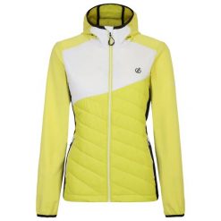 Hybridowa kurtka narciarska damska Dare 2B Ascending. Białe kurtki narciarskie Dare 2b, bez wzorów, bez kaptura, narciarskie. Za 149.99 zł.