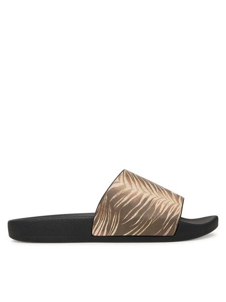 Just Cavalli Klapki 80RA3SZ2 ZSE53 Brązowy. Brązowe klapki Just Cavalli, bez wzorów, z syntetyku, bez obcasa. Za 177.99 zł.