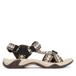 Sandały CMP. Czarne sandały CMP, bez wzorów, sportowe, bez obcasa, bez zapięcia. Za 189.99 zł.