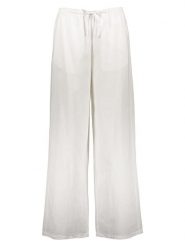 JJXX Spodnie w kolorze białym rozmiar: XS. Białe spodnie materiałowe JJXX, xs, bez wzorów, z bawełny, z podwyższonym stanem. Za 130.99 zł.