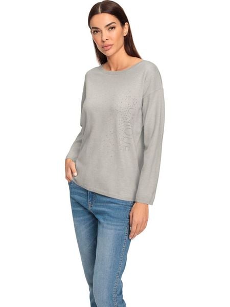Heine Sweter w kolorze szarym rozmiar: 38. Szare swetry Heine, bez wzorów, bez ramiączek. Za 59.95 zł.