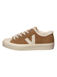 Veja Skórzane sneakersy "Wata II Low" w kolorze kremowo-jasnobrązowym rozmiar: 38. Brązowe trampki Veja, bez wzorów, z materiału, bez zapięcia. Za 409.45 zł.