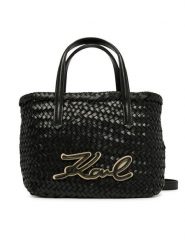 KARL LAGERFELD Torebka B2W30224 Czarny. Czarne torebki klasyczne KARL LAGERFELD, bez wzorów, ze skóry, bez dodatków. Za 1,299.00 zł.