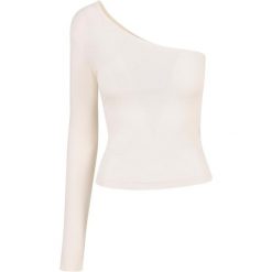 Asymetryczny Koszulka z długim rękawem duże rozmiary damskae Koszulka Urban Clas. Białe koszulki sportowe Urban Classics, bez wzorów, bez ramiączek. Za 142.00 zł.