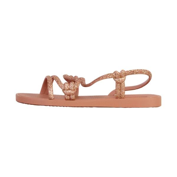 Sandały damskie Ipanema Solar Glow Sand. Brązowe sandały Ipanema, bez wzorów, z materiału, sportowe, bez obcasa, bez zapięcia. Za 94.99 zł.