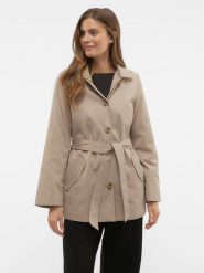 Vero Moda Kurtka przejściowa Chelsea 10300845 Brązowy Regular Fit. Brązowe kurtki Vero Moda, m, bez wzorów, z syntetyku, bez kaptura. Za 149.99 zł.