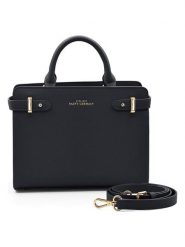 ATELIERS SAINT GERMAIN Skórzana torebka w kolorze czarnym - 25 x 19 x 10 cm rozmiar: onesize. Czarne torby na ramię ATELIERS SAINT GERMAIN, bez wzorów, z materiału, na ramię, bez dodatków. Za 523.95 zł.