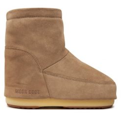 Śniegowce Moon Boot. Brązowe trapery i śniegowce Moon Boot. Za 1,099.00 zł.