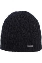 Czapka zimowa damska Eisglut Emilia Merino wełniana. Czarne czapki EISGLUT, bez wzorów, z wełny. Za 193.00 zł.