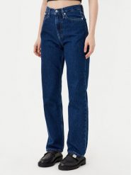 Calvin Klein Jeans Jeansy J20J224504 Granatowy Straight Fit. Niebieskie jeansy Calvin Klein Jeans, bez wzorów. Za 239.99 zł.