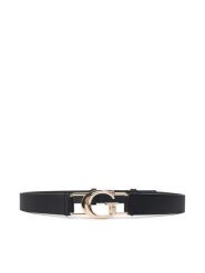 Guess Pasek Damski BW9299 P5420 Czarny. Czarne paski Guess, z aplikacjami, ze skóry. Za 239.99 zł.