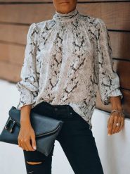 LA Angels Bluzka w kolorze brązowo-kremowym rozmiar: XL. Brązowe bluzki LA Angels, xl, bez wzorów, bez kołnierzyka, bez ramiączek. Za 87.40 zł.