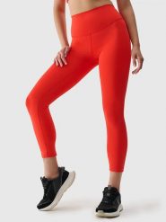 4F Legginsy sportowe w kolorze czerwonym rozmiar: M. Czerwone legginsy 4f, m, bez wzorów, z materiału, outdoorowe. Za 66.00 zł.