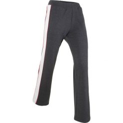 Spodnie dresowe palazzo, długie bonprix szary melanż. Spodnie dresowe marki bonprix. Za 59.99 zł.