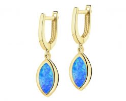 Złote kolczyki z opalitami. Żółte kolczyki Apart, złote. Za 3,329.00 zł.