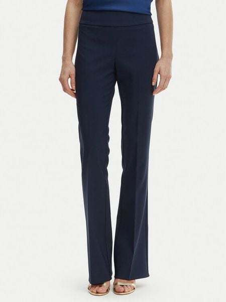 Rinascimento Spodnie materiałowe CFC0127876003 Granatowy Slim Fit. Niebieskie spodnie materiałowe Rinascimento, s, bez wzorów, z materiału. Za 258.99 zł.