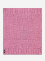 Ecoalf Wełniany szal-koło w kolorze jasnoróżowym - 24,5 x 30 cm rozmiar: onesize. Różowe szaliki Ecoalf, bez wzorów, ze skóry. Za 100.99 zł.