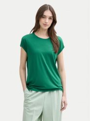 Tom Tailor Denim T-Shirt 1030942 Zielony Regular Fit. Zielone t-shirty TOM TAILOR DENIM, l, bez wzorów, z denimu, bez kołnierzyka, bez ramiączek. Za 59.99 zł.