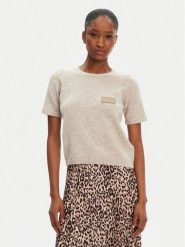 Munthe Sweter Pantas 252160425270 Beżowy Regular Fit. Brązowe swetry Munthe, bez wzorów, z syntetyku, bez ramiączek. Za 939.99 zł.