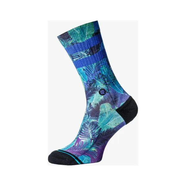 Stance Skarpety Foundation Pop Palms , niebieski, rozmiar L. Niebieskie skarpety Stance, bez wzorów, z bawełny. W wyprzedaży za 39.99 zł.