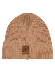 Calvin Klein Czapka LV04F8109G Beżowy. Brązowe czapki Calvin Klein, bez wzorów, z wiskozy. Za 169.99 zł.