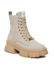 Steve Madden Trapery Tanker Bootie SM11001261 SM11001261-846 Beżowy. Brązowe botki Steve Madden, ze skóry. Za 699.99 zł.