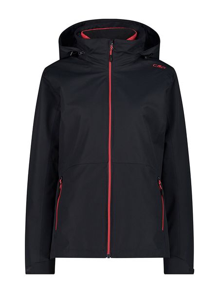 CMP Kurtka funkcyjna 3w1 w kolorze czarno-czerwonym rozmiar: 50. Czarne kurtki sportowe CMP, bez wzorów, z materiału, bez kaptura, outdoorowe. Za 236.05 zł.