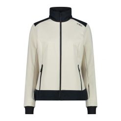 Kurtka damska turystyczna CMP 34A2436. Brązowe kurtki sportowe CMP, l, bez wzorów, z softshellu, z kapturem, trekkingowe. Za 409.99 zł.