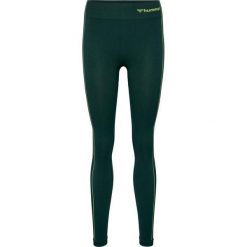 Damskie legginsy bezszwowe Hummel Zone. Zielone legginsy Hummel, bez wzorów, na jogę i pilates. Za 189.00 zł.