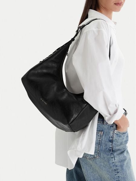 G-Star Raw Torebka EO-LDA8296 Czarny. Czarne torebki klasyczne G-Star Raw, bez wzorów, z materiału, bez dodatków. Za 115.99 zł.