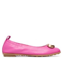 Baleriny Hispanitas. Czerwone baleriny Hispanitas, bez wzorów, bez obcasa. Za 479.99 zł.