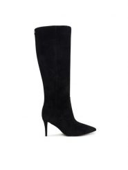 Guess Kozaki FLFCLT SUE11 Czarny. Czarne kozaki Guess, bez obcasa, na szpilce, bez zapięcia. Za 954.99 zł.