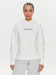 Calvin Klein Bluza Hero Logo K20K205449 Biały Regular Fit. Białe bluzy Calvin Klein, xl, bez wzorów, z bawełny, bez kaptura. Za 339.99 zł.