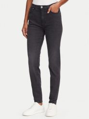 HUGO Jeansy Malu_B 50515957 Czarny Skinny Fit. Czarne jeansy Hugo, bez wzorów. Za 439.99 zł.