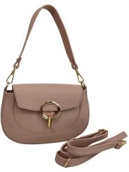 Florence Bags Skórzana torebka w kolorze jasnoróżowym - 15 x 24 x 5 cm rozmiar: onesize. Różowe torby na ramię Florence Bags, bez wzorów, z materiału, na ramię, bez dodatków. Za 217.99 zł.