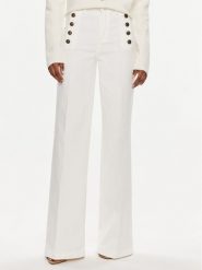 TWINSET Jeansy 241TP2641 Biały Flared Fit. Białe jeansy Twinset, bez wzorów. Za 1,039.00 zł.