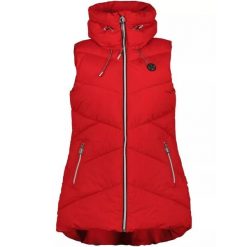 Kamizelka Damska Luhta Koski. Czerwone kamizelki Luhta, na zimę, m, bez wzorów, bez kaptura. Za 649.00 zł.