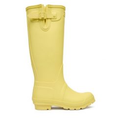 Kalosze Hunter. Żółte kalosze Hunter, bez wzorów. Za 349.99 zł.