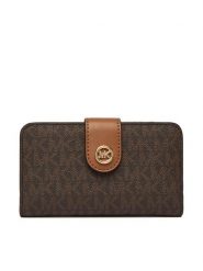 MICHAEL Michael Kors Portfel Pop 32S6G17F8B Brązowy. Brązowe portfele MICHAEL Michael Kors, bez wzorów, ze skóry. Za 479.99 zł.