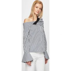Silvian Heach - Bluzka. Białe bluzki Silvian Heach, s, bez wzorów, z bawełny, casualowe, bez kołnierzyka, bez ramiączek. W wyprzedaży za 219.90 zł.
