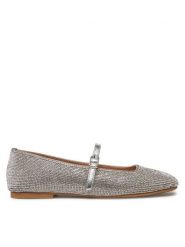 Steve Madden Baleriny Ezri-R SM11003245 Srebrny. Szare baleriny Steve Madden, bez wzorów, z tworzywa sztucznego, bez obcasa. Za 279.99 zł.
