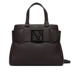 Torebka Armani Exchange. Brązowe torebki klasyczne Armani Exchange, bez wzorów, bez dodatków. Za 729.99 zł.