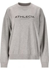 Damska bluza z dekoltem Athlecia Atkins. Szare bluzy Athlecia, l, bez wzorów, z materiału, bez kaptura. Za 169.50 zł.