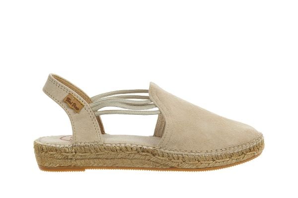 Sandały Toni Pons Nuria Pedra Stone 204012, Beżowy, Skóra naturalna - 37. Brązowe sandały Toni Pons, bez wzorów, z bawełny, wakacyjne, z okrągłym noskiem, bez obcasa, bez zapięcia. W wyprzedaży za 224.10 zł.