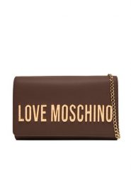 LOVE MOSCHINO Torebka JC4121PP0NKD031A Brązowy. Brązowe torebki klasyczne Love Moschino, bez wzorów, ze skóry, bez dodatków. Za 579.99 zł.