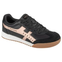 Buty sportowe Sneakersy damskie, Skechers Zinger - Metallic Roads. Czarne obuwie sportowe Skechers, bez zapięcia, trekkingowe, Skechers Sport. Za 299.99 zł.