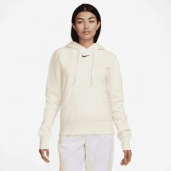 Bluza na co dzień damska Nike HF6839133. Białe bluzy sportowe Nike, xs, bez wzorów, z polaru, z kapturem. Za 441.00 zł.