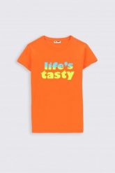 T-shirt z krótkim rękawem. T-shirty MOKIDA, s, bez wzorów, bez kołnierzyka, bez ramiączek. W wyprzedaży za 9.90 zł.