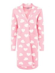 Zwillingsherz Kardigan w kolorze jasnoróżowym rozmiar: S/M. Różowe kardigany Zwillingsherz, m, bez wzorów. Za 113.10 zł.