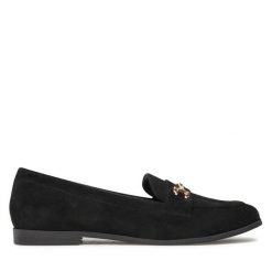 Lordsy DeeZee. Czarne lordsy DeeZee, bez wzorów, bez obcasa, bez zapięcia. Za 119.99 zł.